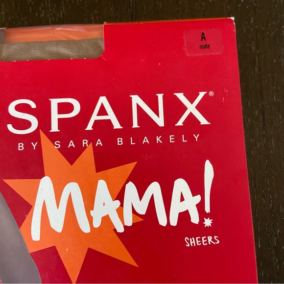 Spanx Mama Sheers All Day Support Nude NWT Size A Tummy‎ Support Pantyhose - Picture 4 of 8
